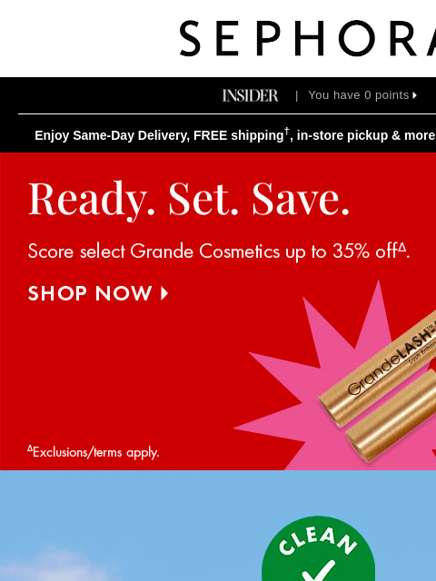 sephora newsletter: 🌿 Clean at Sephora—and SO good