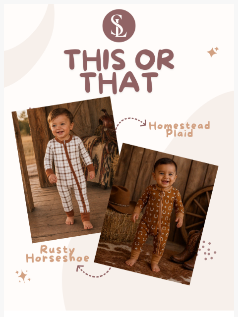 spearmintlove newsletter: Plaid or Horseshoes? Take Your Pick 🤠