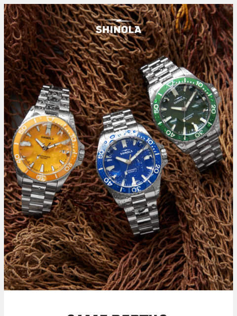 shinola newsletter: Dive into the Details