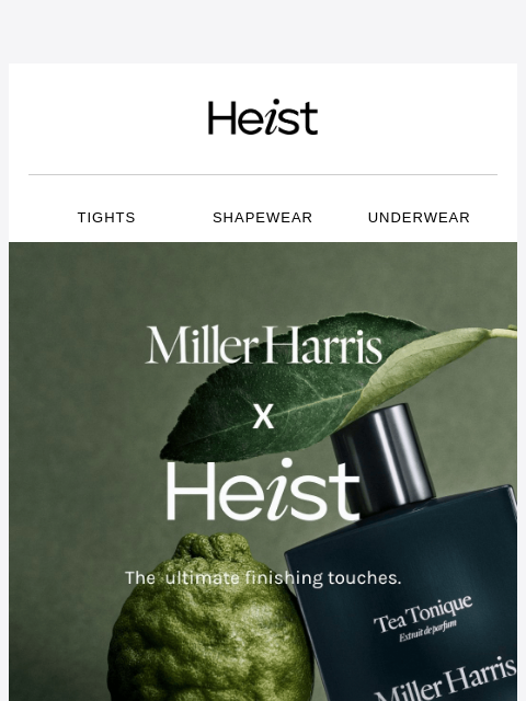 heist-studios newsletter: Win £250 to spend at Miller Harris AND Heist 🎉