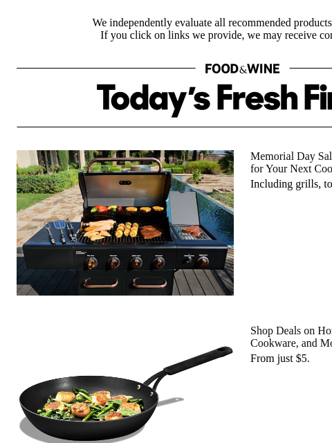 foodandwine newsletter: OXO's Home Chef Favorites Start at Just $5