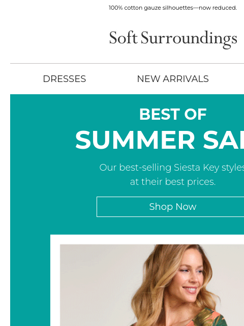 softsurroundings newsletter: On Sale: Siesta Key Styles