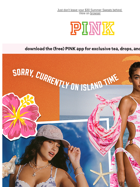 vspink newsletter: The Island & NEW Prints Await 🏝️