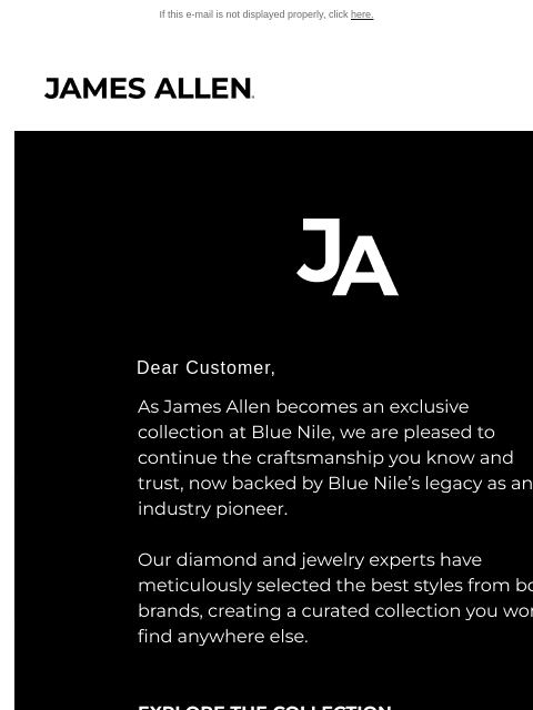 jamesallen newsletter: The Bold Styles You Love, Backed By Blue Nile Expe...