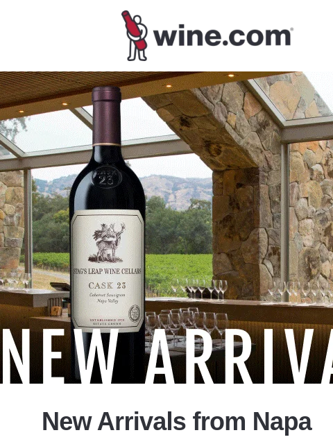 wine newsletter: New Arrivals from Napa Valley
