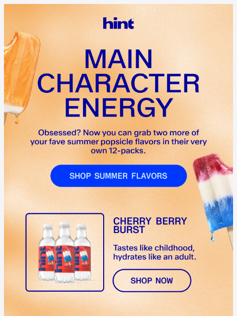 drinkhint newsletter: Two of your favorite flavors 🍒🍊