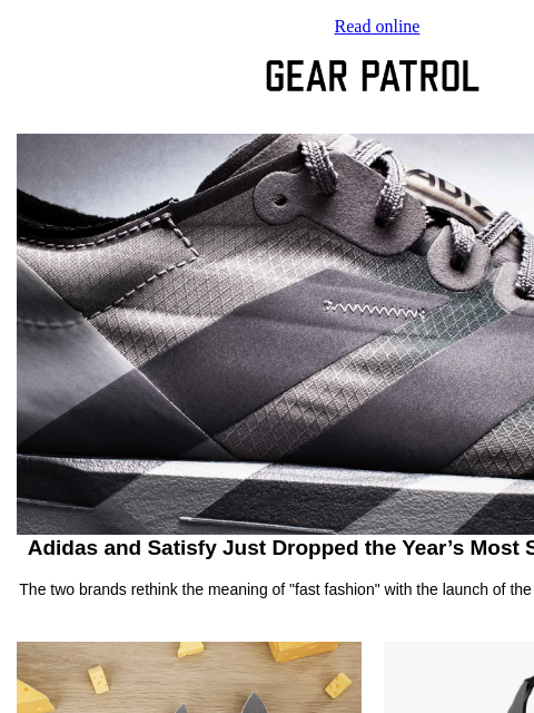 gearpatrol newsletter: Adidas Proves Super Shoes Can Be Stylish Too