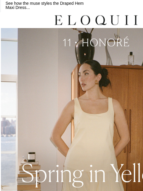 eloquii newsletter: Spring in Yellow, Captured By @_yumi_nu