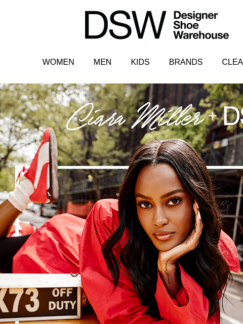 dsw newsletter: A statement from Ciara Miller.