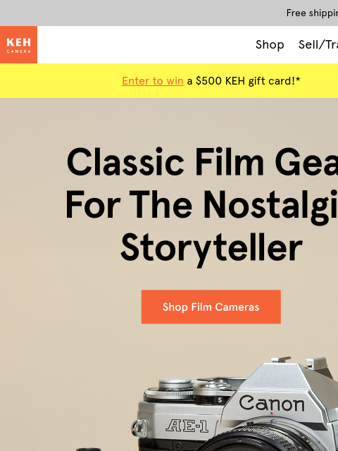 keh newsletter: The easiest way to start shooting film 🎞️