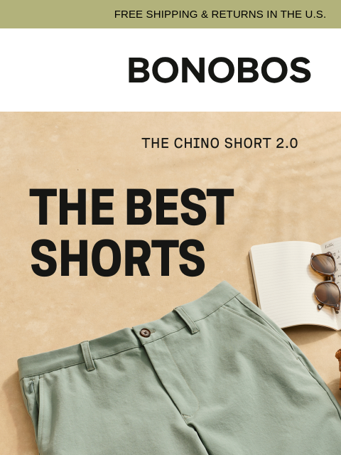 bonobos newsletter: Meet Our Best Shorts & Get up to 25% Off