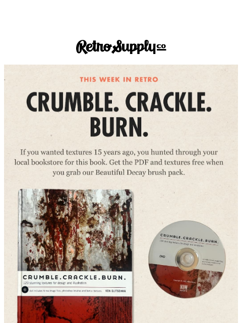 retrosupply newsletter: Horror fonts, a free book, + ink tips