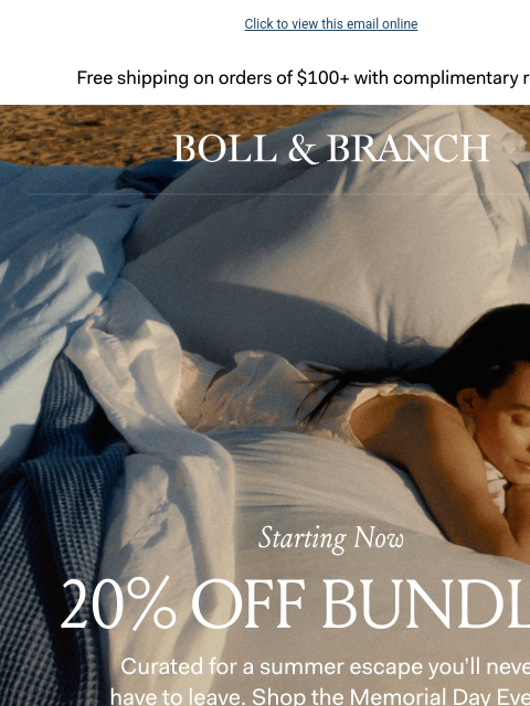 bollandbranch newsletter: Now live: 20% off Bundles