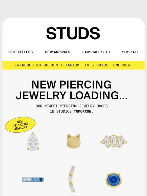 studs newsletter: Introducing Golden Titanium.