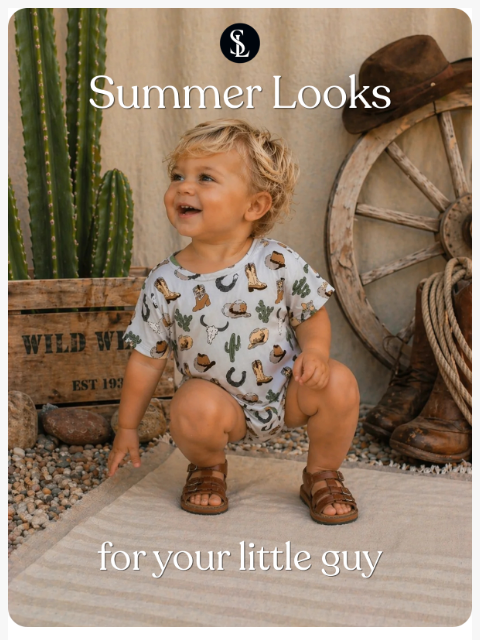 spearmintlove newsletter: Summer Looks for Your Little Guy 😎