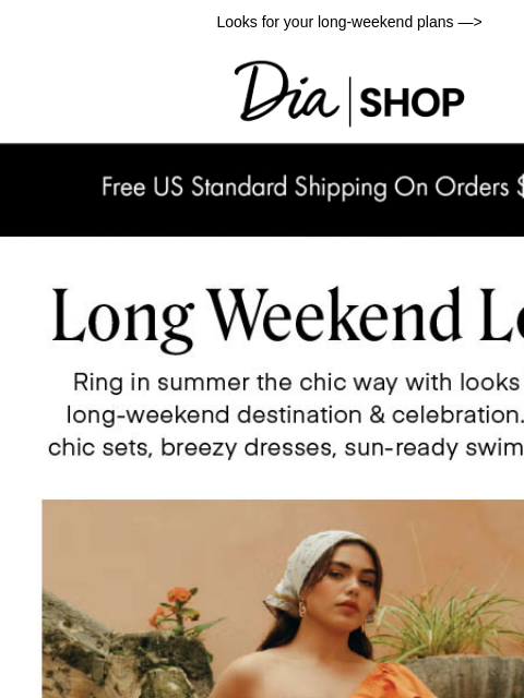 Looks for your long-weekend plans —> Dia & Co Shop YOU MAY ALSO LIKE The Plunge Swim﻿ The Plunge Swim﻿ SHOP NOW﻿ The Bikini Swim﻿ The Bikini Swim﻿ SHOP NOW﻿ The Bikini Modal﻿ The Bikini Modal﻿