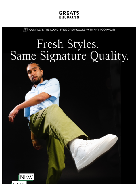 GREATS Free Shipping & Returns The Royale 2.0 Shop Men Shop Women Facebook Instagram Twitter Pinterest © 2025 GREATS 12094 Life Science Court, Draper, UT 84020 support@greatsbrand.com Unsubscribe