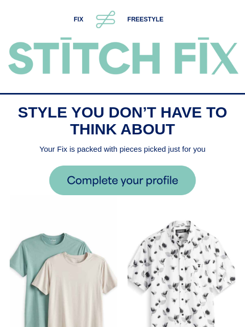 Ready for work, weekends + everything in between - ////////////////////////// - ////////////////////////// - ////////////////////////// - STYLE YOU DON'T HAVE TO THINK ABOUT - Your Fix is packed