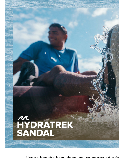 teva newsletter: The Hydratrek Sandal: Your lotta grip, go rip amph...