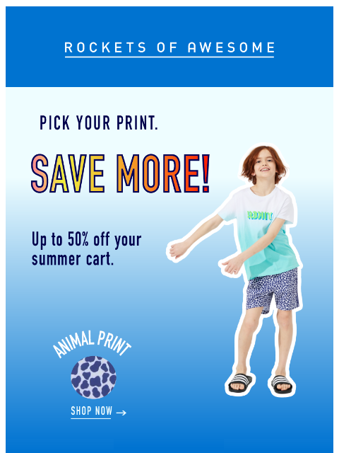 rocketsofawesome newsletter: Dive into Summer Styles: Fun Prints Inside!