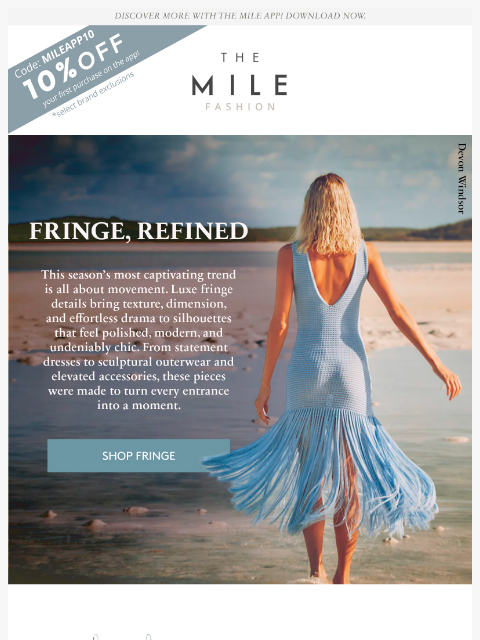 orchardmile newsletter: Movement, Texture & Modern Glamour