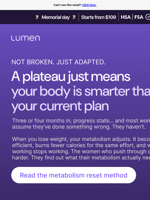 lumen newsletter: Most people miss the signals completely.