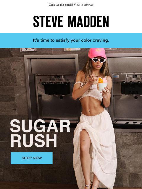 stevemadden newsletter: Which Flavor Are You?