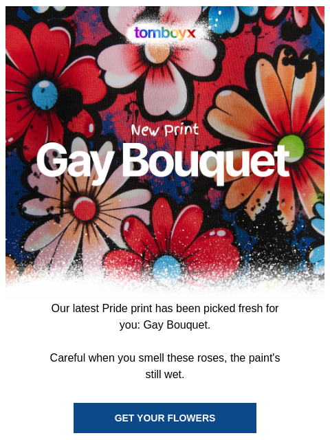 tomboyx newsletter: New for Pride 🌈💐