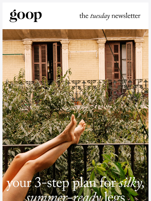 goop newsletter: the Tuesday newsletter