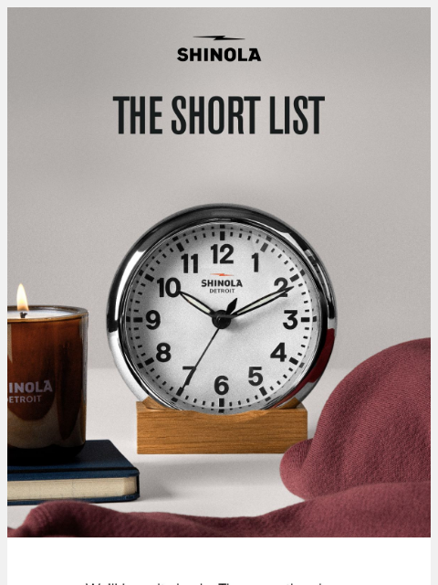 shinola newsletter: Picks That Earn Their Place