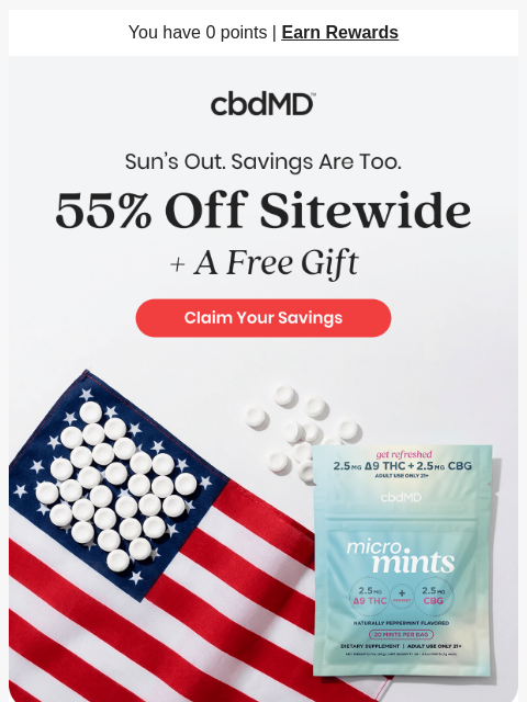 cbdmd newsletter: Don’t Miss 55% Off Sitewide