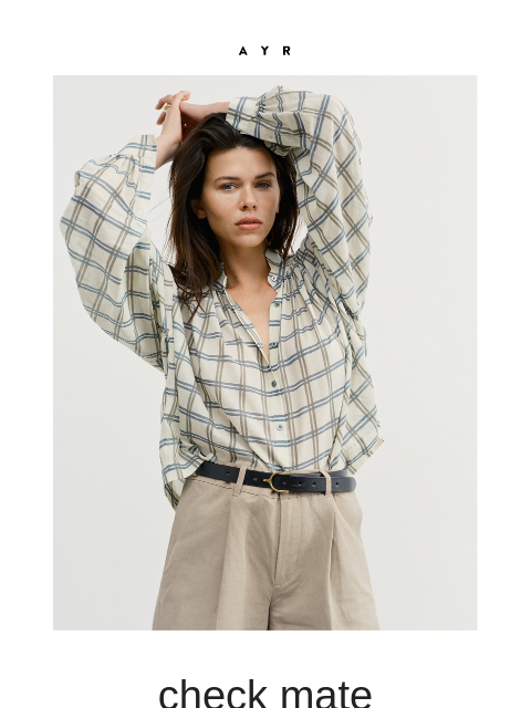 ayr newsletter: LIGHT, AIRY, UTTERLY DIVINE