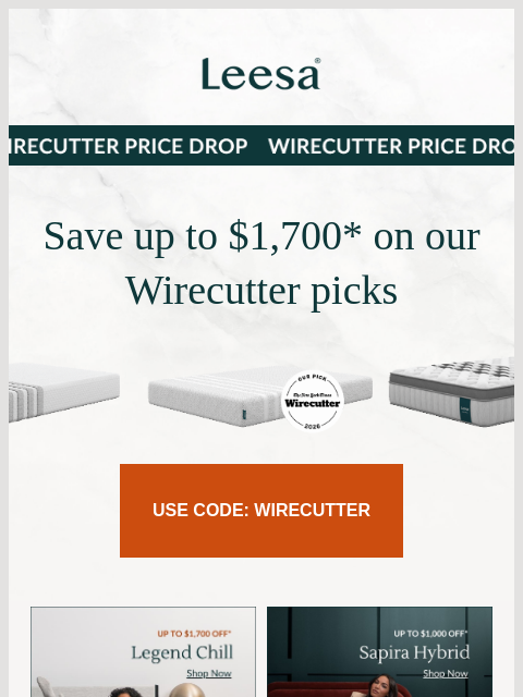 leesasleep newsletter: Wirecutter fans, this one’s for you