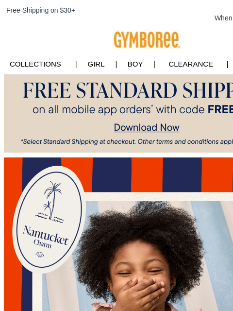 gymboree newsletter: 40-60% Off Americana Looks for Summer Celebrations