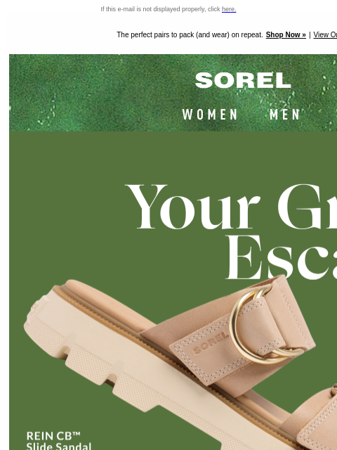The perfect pairs to pack (and wear) on repeat. If this e-mail is not displayed properly, click here. The perfect pairs to pack (and wear) on repeat. Shop Now » ‌ ‌ ‌ ‌ ‌ ‌ ‌ ‌ ‌ ‌ ‌ ‌ ‌ ‌ ‌ ‌ ‌ ‌ ‌ ‌