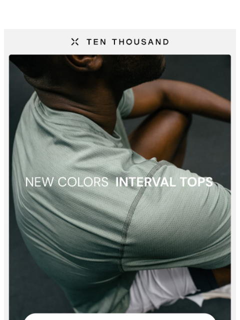 tenthousand newsletter: Major Restock: Interval Shirt Colors