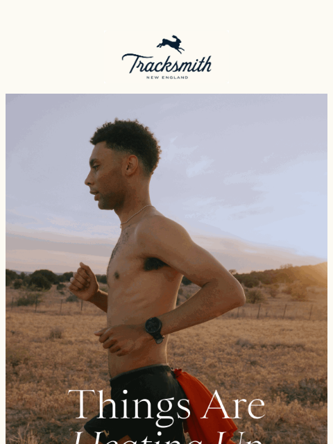 tracksmith newsletter: New ultra-light cooling styles for summer training