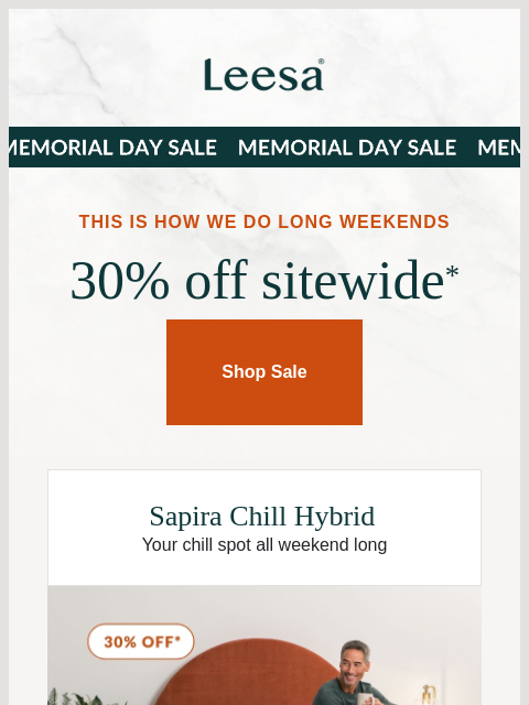 leesasleep newsletter: Ready for the long weekend? Same.