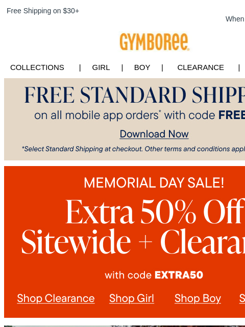 gymboree newsletter: Reminder: Summer Dresses are in + Extra 50% Off Ev...