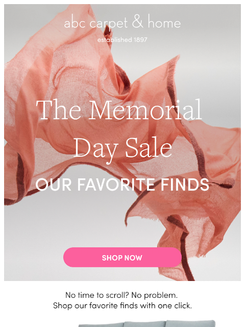 abchome newsletter: Our Favorite On-Sale Pieces