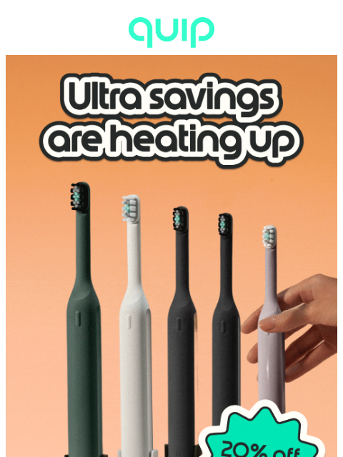 getquip newsletter: Don’t miss 20% off (clearance too!)