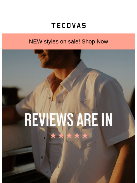 tecovas newsletter: Performance Pearl Snap