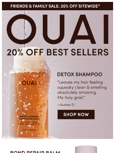 theouai newsletter: Not sure where to start? Get 20% off best sellers