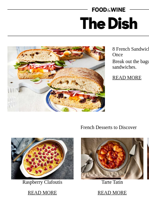 foodandwine newsletter: 8 French Sandwiches You Have to Try at Least Once
