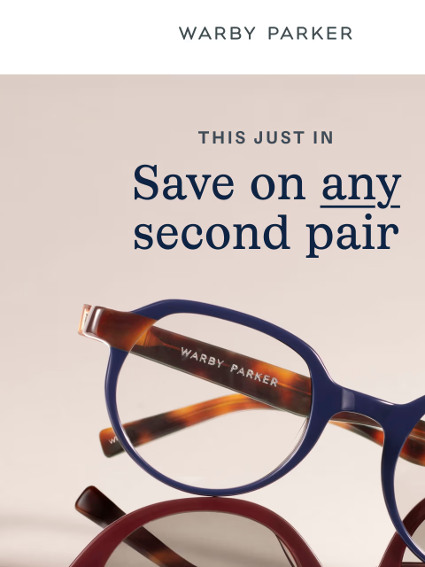 warbyparker newsletter: Here’s a first