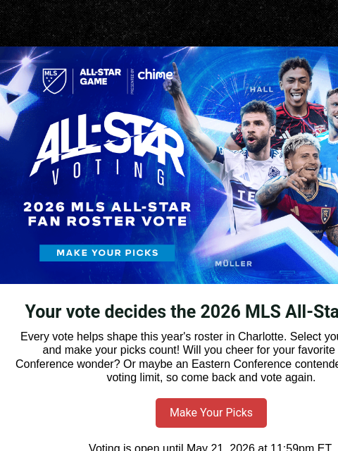 mlssoccer newsletter: Who's your Starting XI?