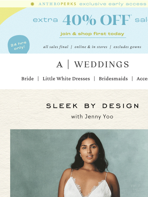anthropologie newsletter: Sleek by design with Jenny Yoo