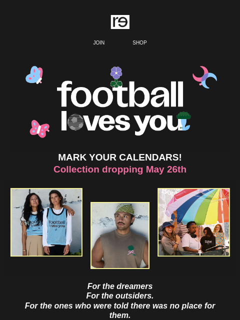 re-website newsletter: Members Shop Collection First!