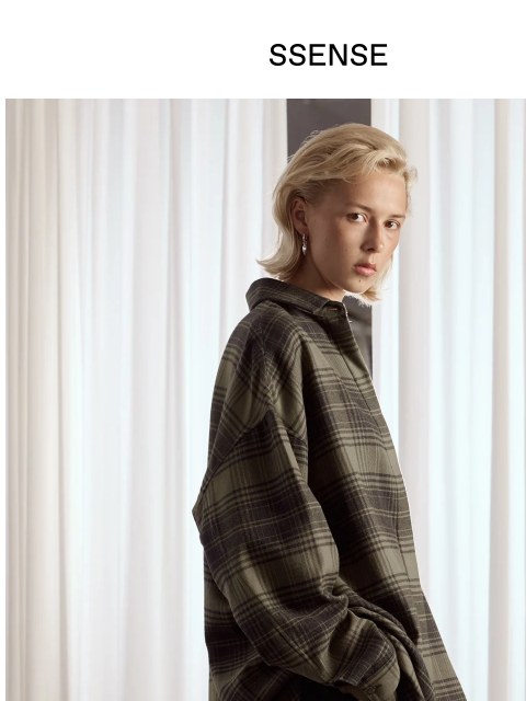 ssense newsletter: Get a Feel for What's New