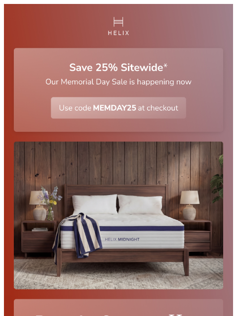 helixsleep newsletter: Sleep cooler than ever this summer